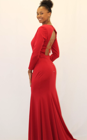 Robe sirène rouge