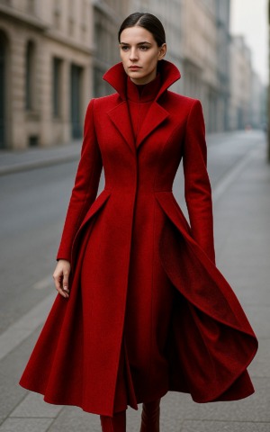 Manteau Rouge impérial