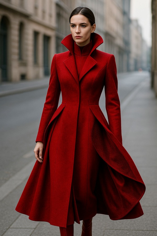 Manteau Rouge impérial